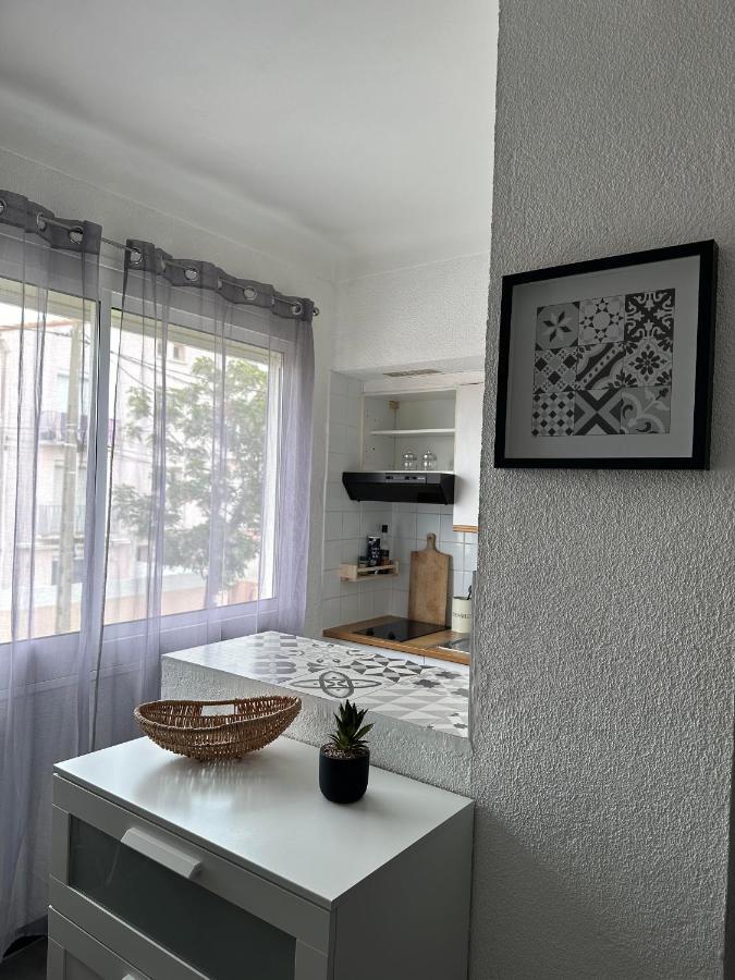 Charmant studio lumineux Florida plage Canet-en-Roussillon Exterior foto